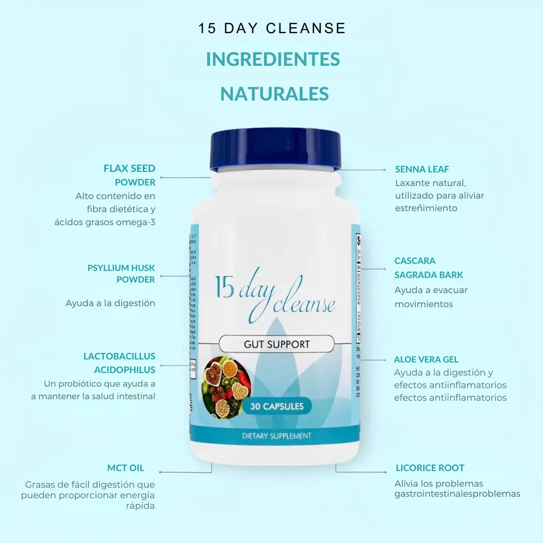 15 Day Cleanse de by Mila MI Amor.® + Guía de Uso Gratis!